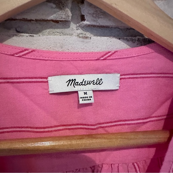 Madewell wrap top in Cecelia stripe size medium - Picture 4 of 7